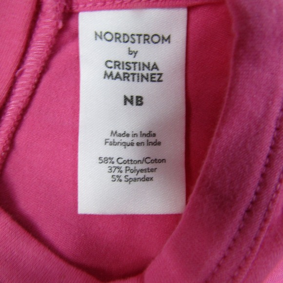 Cristina Martinez NEW NWT Baby Girls Sunshine Top Pink Orange Sun Summer Cute - Picture 4 of 5